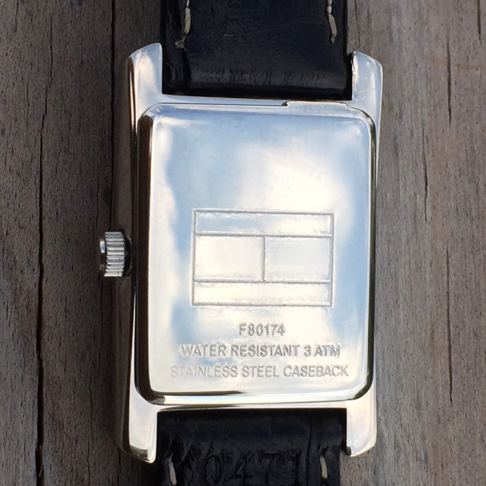 SOLD Tommy Hilfiger Woman's Watch w/ black band - Picture 7 of 8